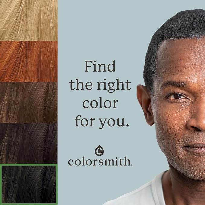 Hair & Beard Color for Full Gray Coverage 2 pack - Soft Black - Ammonia-Free Complete Men’s At-home Beard & Hair Dye Kit, Professional-grade Permanent Hair Color (2.0)