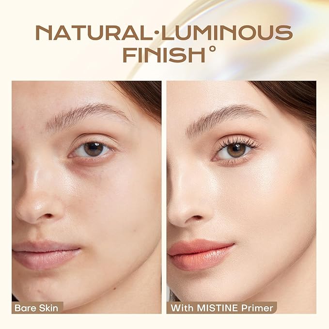 MISTINE Hydrating Makeup Face Primer, 8 Types of Hyaluronic Acid Blur Makeup Primer, Vitamin B5, Skin Perfecting & Smoothing Makeup Primer for Mature Skin,1 Oz