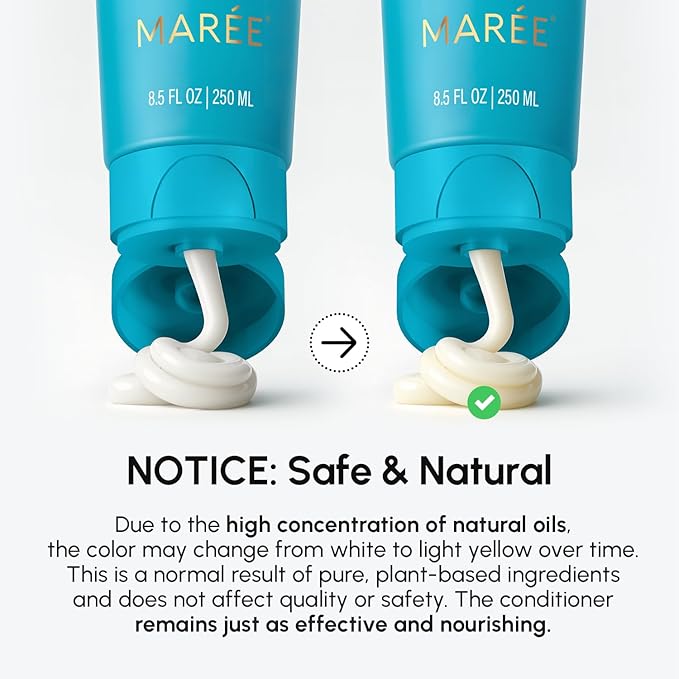 MAREE Deep Conditioning Hair Mask Conditioner for Women & Men – Hydrating Moisturizing Color Safe Hair Conditioner – Hair Moisturizer for Curly Dry Damaged Color Treated – Acondicionador Para Cabello