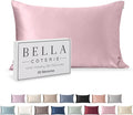 Bella Coterie Luxury Silk Pillowcase for Hair and Skin | 30 Momme | 100% Pure 6A Mulberry Silk | Super Soft | Perfectly Plush [King, Pink Peony]