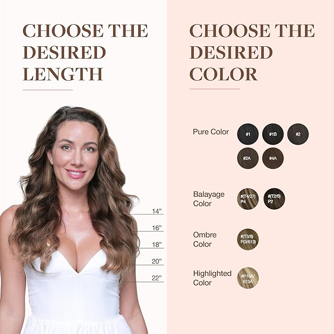 GOO GOO Clip in Hair Extensions Real Human Hair, Remy Human Hair Extensions Clip ins for Women, Natural Human Hair, 22 Inch 140g 7Pcs, 4/27/4 Balayage Chocolate Brown to Caramel Blonde
