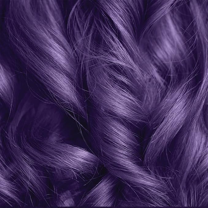 Ion Permanent Brights Creme Hair Color Purple, Vegan, Cruelty Free, PPD Free, 100% Gray Coverage, Long Lasting, Fade Resistant Color, 2.05 oz