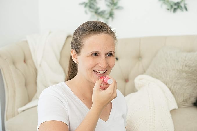 Mambino Organics Kissable Lips Glossy Vegan Lip Balm, Juicy Red Grapefruit, 7 G, 3 Pack