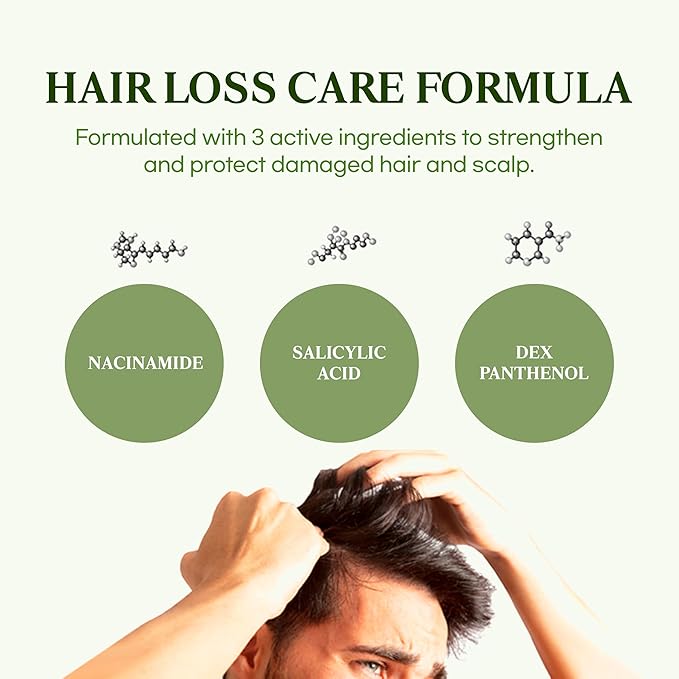 TS Natural All New TS Shampoo | Korean Shampoo for Sensitive Scalp | Hair & Scalp Care with Salicylic Acid and Natural Ingredients | Sulfate-Free Dandruff & Itchy Scalp Relief (16.9 Fl Oz / 500mL)