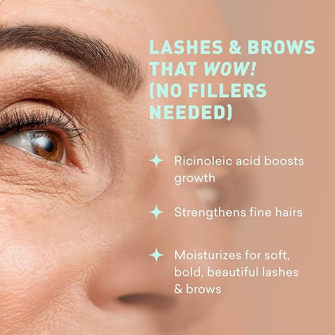 Cold-Pressed Castor Oil – 100% Pure & Hexane-Free | Hair Growth, Eyelashes & Eyebrows Serum | Deep Moisturizer for Skin & Face | Ideal for Castor Oil Packs & Scalp Treatment (1 FL. Oz.)