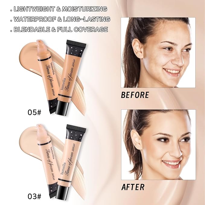 Makeup Kit For Girls Teens Women, Makeup Set, Makeup Present,Includes Eyeshadow Palette, Foundation, Eyebrow Pencil, Eyeliner, Lip Gloss, Counter Stick, Makeup Brush Set Bag & Sponge