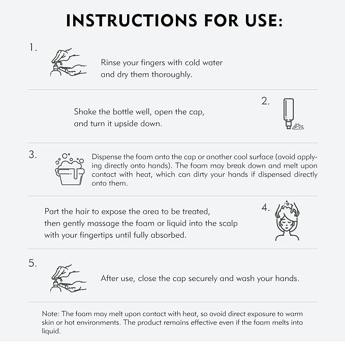 0.9% KX-826 KINTOR Hair Growth Products Foam, DHT Blocker for Men & Women Hair Regrowth, 360ml Pro