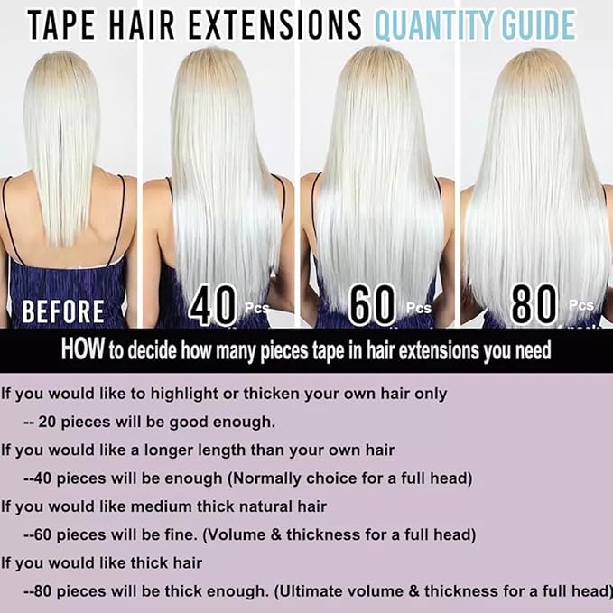 Lacer Tape in Hair Extensions Chocolate Brown to Dark Caramel Blonde Adhesive Tape in Hair Extensions Remy Human Hair 20 Pcs 50 Grams 22 Inch