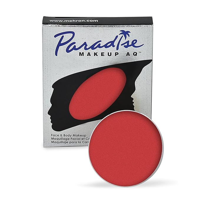Mehron Makeup Paradise Makeup AQ Refill (.25 oz) (BEACH BERRY)