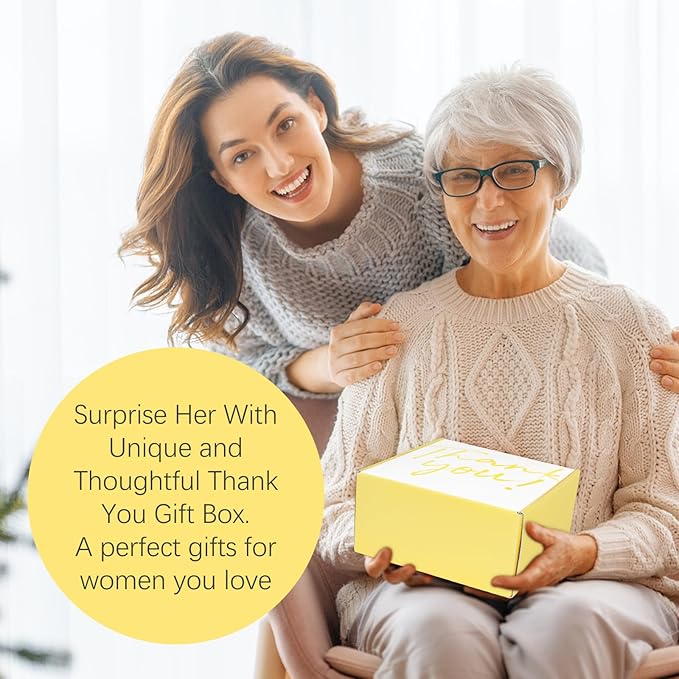 Thank You Gifts for Women, 8pcs Employee Appreciation Gifts Baskets for Women Thank You Farewell Gifts for Coworkers Teacher Boss Hostess Secretary Nurse Mom Pastor- Best Spa Gratitude Box w/Candle