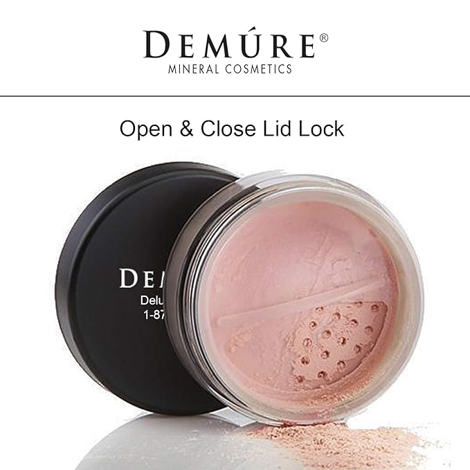 Demure's Bloom Natural Blush Powder - Loose, Professional, Cruelty Free