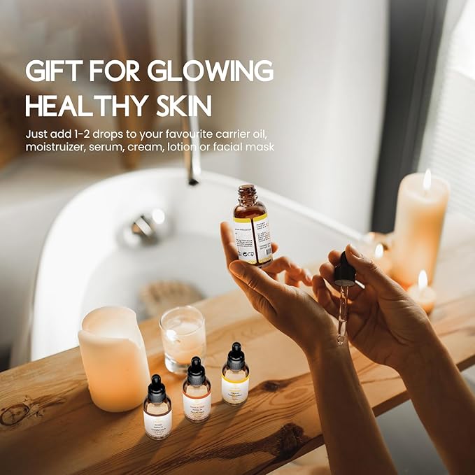 100% Pure Manuka Essential Oil 0.34 Fl Oz, Therapeutic Grade Manuka Oil in Amber Glass Bottle with Dropper for Diffuser Massage Skin Care