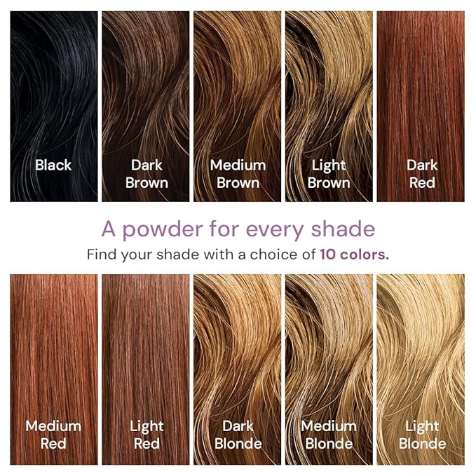 Style Edit Root Touch Up Powder for Medium Brown Hair | Cover Up Hair Color for Grays and Roots Coverage | Mineral Infused Binding Hairline Powder 2 Pack
