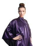 Cricket Encore All Purpose Professional Salon Cape – Waterproof Bleach Proof Hair Styling Cape, Adjustable Neck Closure – Extra-Large Coverage, Amethyst