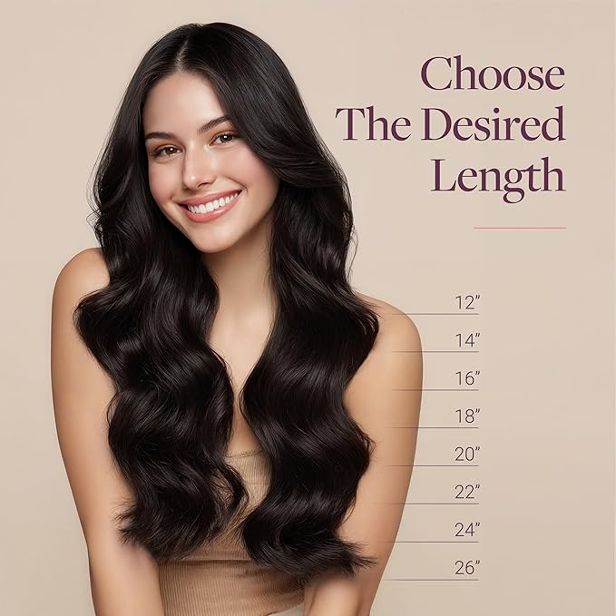 GOO GOO Clip in Hair Extensions Real Human Hair, Remy Human Hair Extensions Clip ins for Women, Natural Human Hair, 18inch 120g 7 Pcs, #1/99j Balayage Jet Black to Red