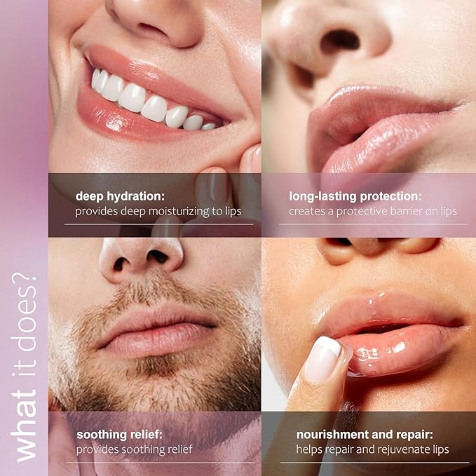 Lip Sleeping Mask Overnight Moisturizer Balm, Berry Lip Mask, Day and Night Repair Lip Balm for Improves Dryness & Cracked, Moisturize & Nourish Lip Scrubs Exfoliate Reduce Lip Lines (3pair)