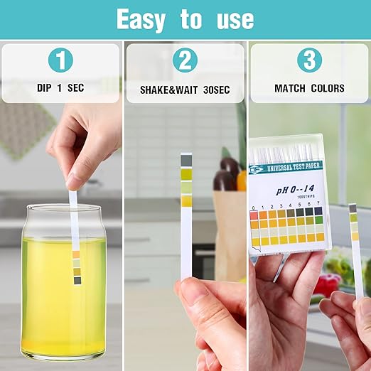 Lounsweer 800 Strips Ph Paper Test, Universal Full Range 0-14, Extensive Test Paper Litmus with Storage Case for Testing Body Acid Alkaline Ph Level Skin Care Aquariums Drinking Water