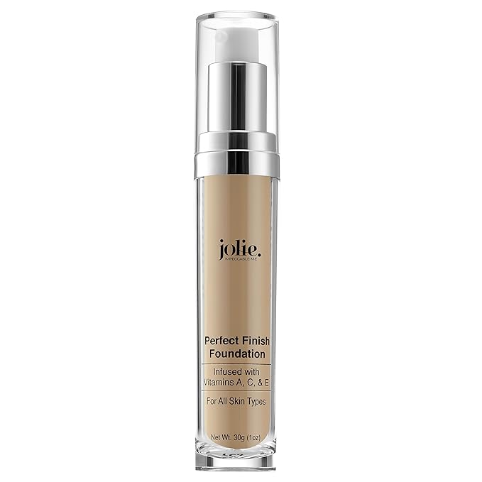 Jolie Perfect Finish Liquid Foundation Makeup SPF 15 Oil Free (LW2)