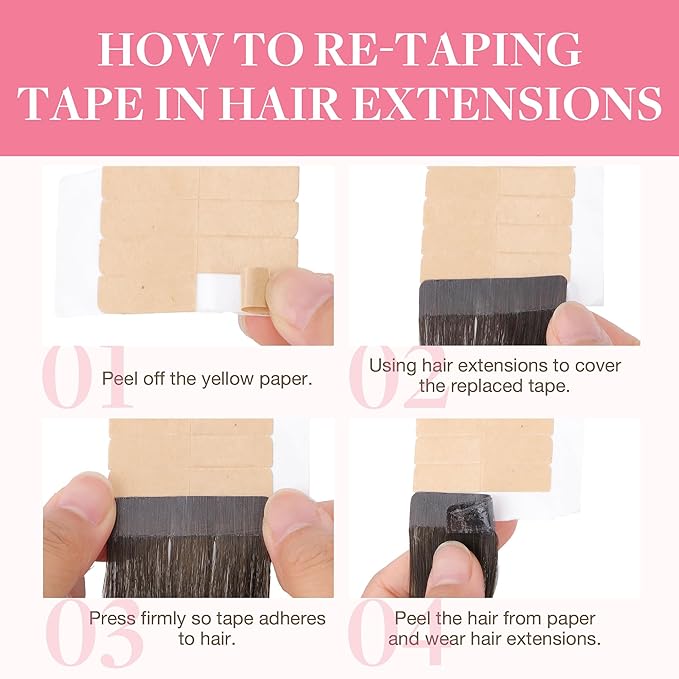 GOO GOO Tape in Hair Extensions Human Hair, 4A Chocolate Brown, 12inch 80g 40pcs, Skin Weft Seamless Invisible, Silky Straight with Thick Ends, Remy Human Hair