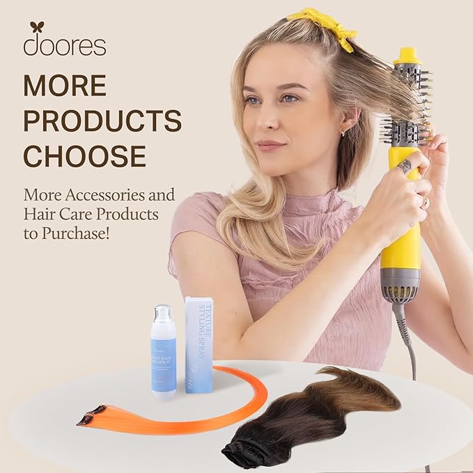 DOORES Hair Extensions Clip in Human Hair, Balayage Dark Blonde Highlighted Bleach Blonde 120g 7pcs 14 Inch, Remy Thick Real Human Hair Extensions Clip ins Natural Weft