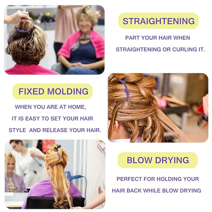 Hair Brush Set for 3a,4c,Wig/Thick/Wavy/Curly/Slick Back Hair Brushes,Rat Tail Combs,8-Row,Edge Brush,For Detangling,Braiding,Teasing,Parting,Styling,Kids,Girls,women(Purple)