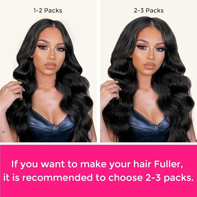 Lashey Seamless Clip in Hair Extensions Remy Human Hair Extensions, 110g 7pcs Body Wave Natural Black Clip in Hair Extensions 100% Real Soft Human Hair Natural Black Human Hair Extensions 14 Inch
