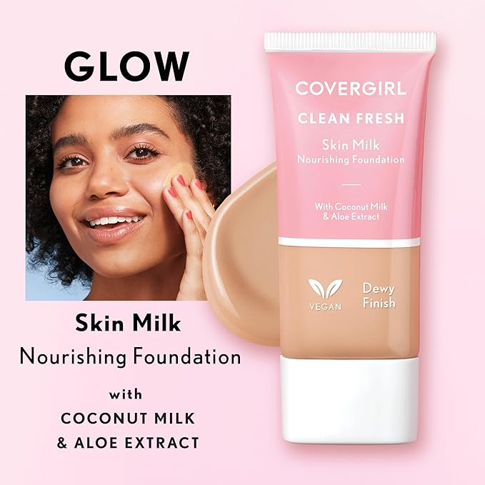 COVERGIRL Clean Fresh Skin Milk Foundation, Rich, 1 Fl Oz (Pack of 1) (packaging may vary)