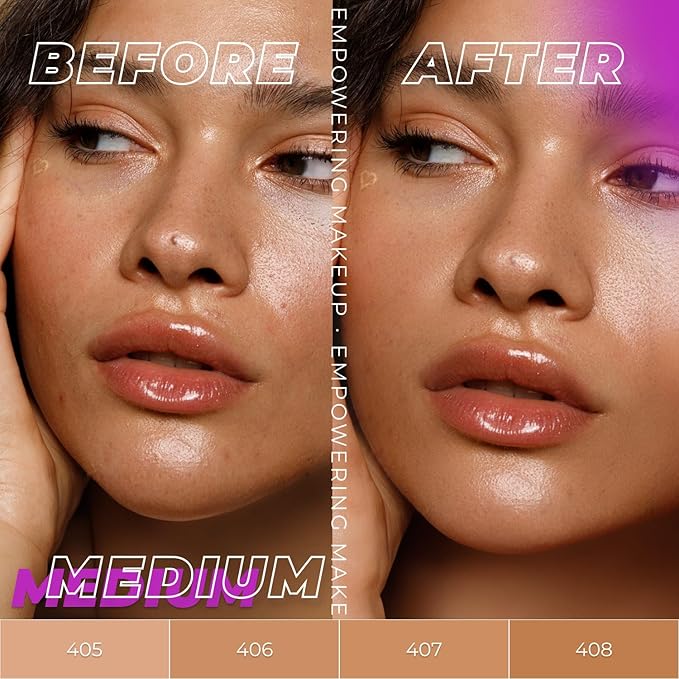 Lamel- Oh my Clear Face Foundation- SPF15-408 Golden | Contains tea tree extract and salicylic acid |Controls sebum production |Anti-blemish formula |SPF 15 |Oil free foundation | 40ml