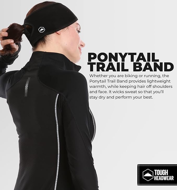 Tough Headwear Winter Headbands for Women - Ear Warmers - Ear Muffs for Winter - Fleece Headband for Men & Women for Cold Weather