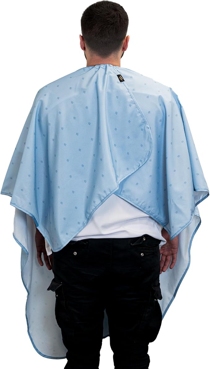 Barber Strong The Barber Cape Haircut Cover for Men, Hair Repelling and Static-Reducing Material, Water Resistant Fabric