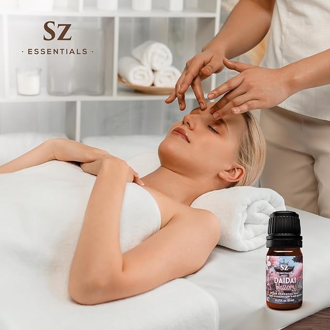 Daidai Blossom Essential Oil - 100% Pure and Undiluted Neroli-Daidai - Citrus Aurantium cv Daidai - Floral & Citrusy Scent with Oriental Overtones - Therapeutic Grade & Vegan - 0.17oz