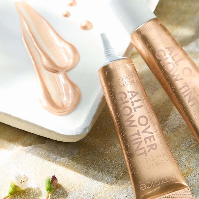 Catrice | All Over Glow Tint | Multi-Use Liquid Highlighter | Eyes, Cheeks, Lips & Body |WIth Vitamin C & Niacinamide, | Long-lasting & Lightweight | Vegan & Cruelty Free (030 | Sun Dip)