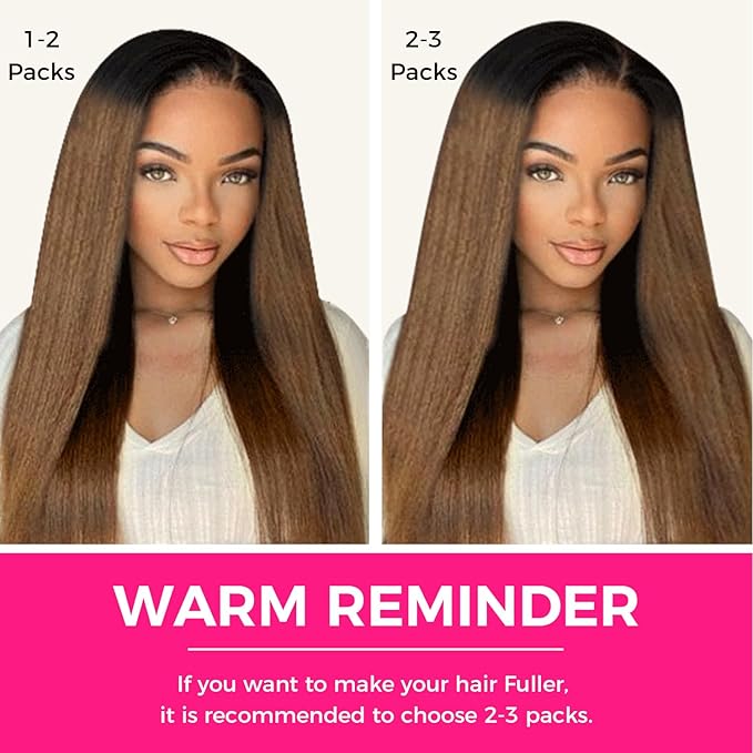 Lashey Seamless Clip in Hair Extensions Human Hair 14 Inch 110g 7pcs Yaki Straight Ombre Natural Black to Medium Auburn Clip in Hair Extensions with Soft PU weft