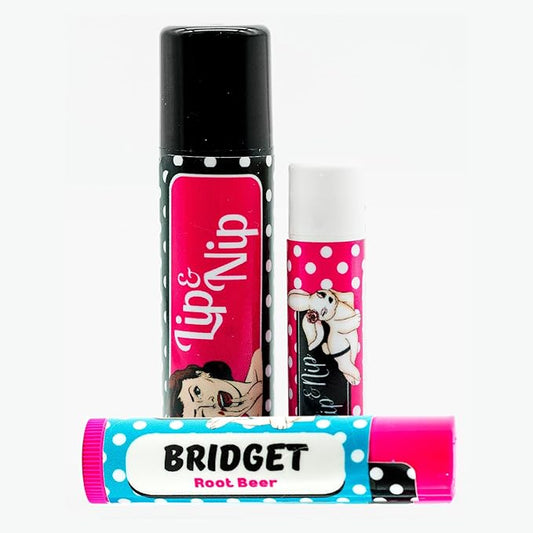Root Beer “Bridget” Flavored Balms | Flavored Hydrating Lip Balm, Nipple Balm, and Full Body Balm | Lip Balm & Moisturizer and Intimacy Enhancer - Pack of 3