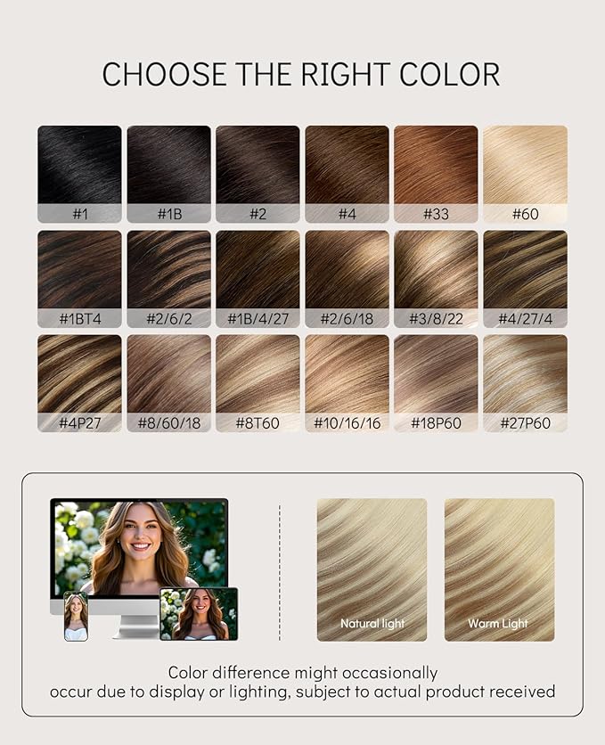 VINBAO Invisi Edge Tape in Hair Extensions Human Hair Balayage Ombre Ash Brown to Platinum Blonde Injection Tape in Hair Extensions Pro Quality 45g 20pcs 16inch #8T60