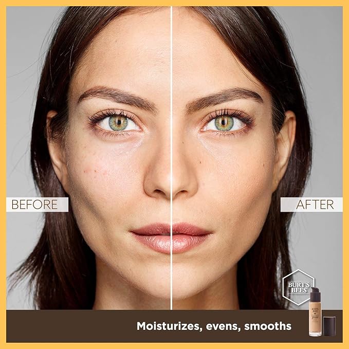 BURTS BEES Medium Sand Goodness Glows Liquid Makeup, 1 FZ