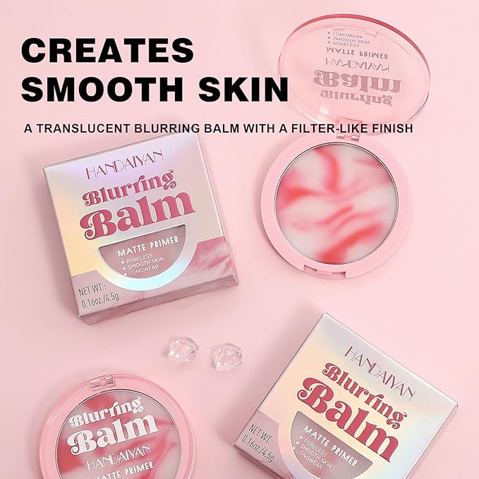 Beauty Poreless Setting Powder, Two Color Cream Translucent Lightweight Oil Control No Sebum Loose Face Powder,Waterproof&Long-Lasting Natural Matte Primer,Makes Skin Downy