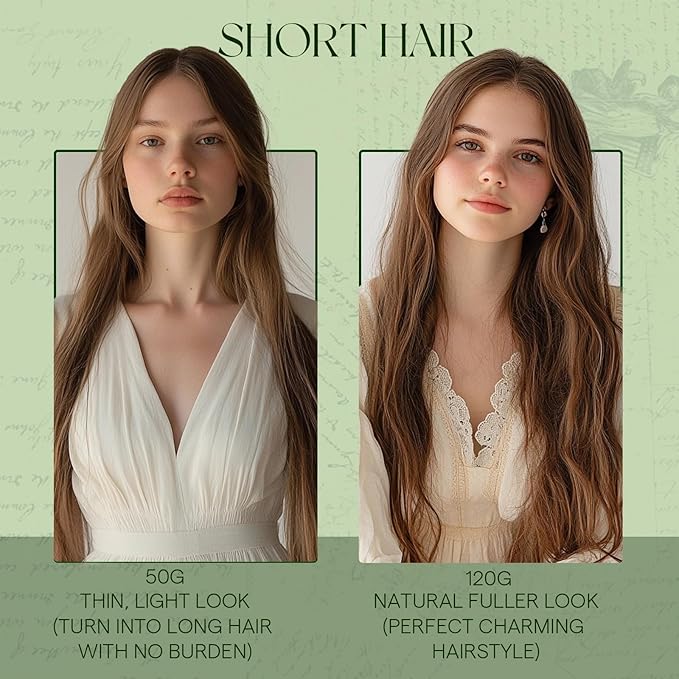 RUNATURE Clip in Hair Extensions Real Human Hair, Balayage Human Hair Clip in Extensions for Women, Thick Natural Remy Hair, Straight 14 Inch 120g 7pcs #3/8/22 Brown Root to Blonde