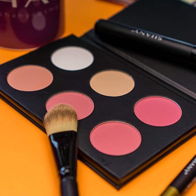 SHANY Cosmetics Shimmer & Matte Blush/Highlighter Face Palette - Layer 4 - Refill For The 6 Layer Mini Masterpiece Collection Makeup Set, Highlighter