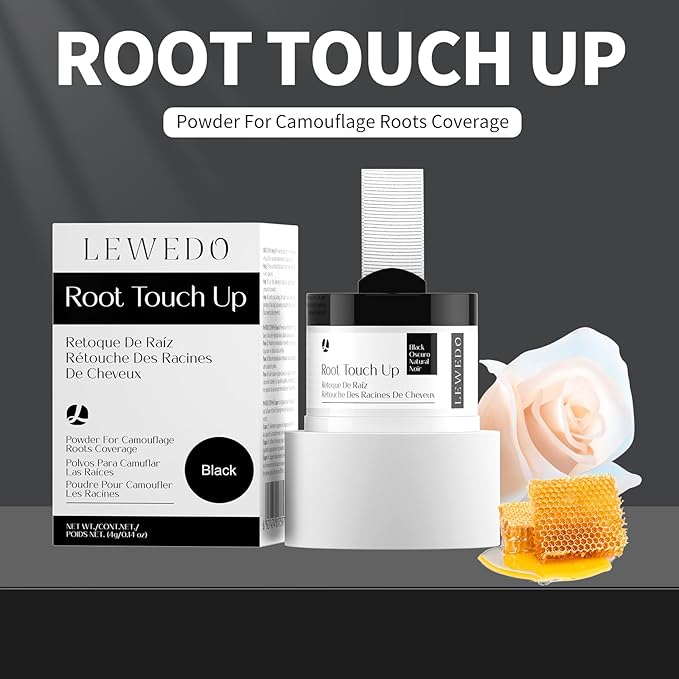 Hairline Powder 24H Stain-Proof, Root Touch Up Hair Color for Gray Coverage,Bald Spot Concealing Hair Shadow Powder for Women & Men,Natural-Looking (Medium Blonde)