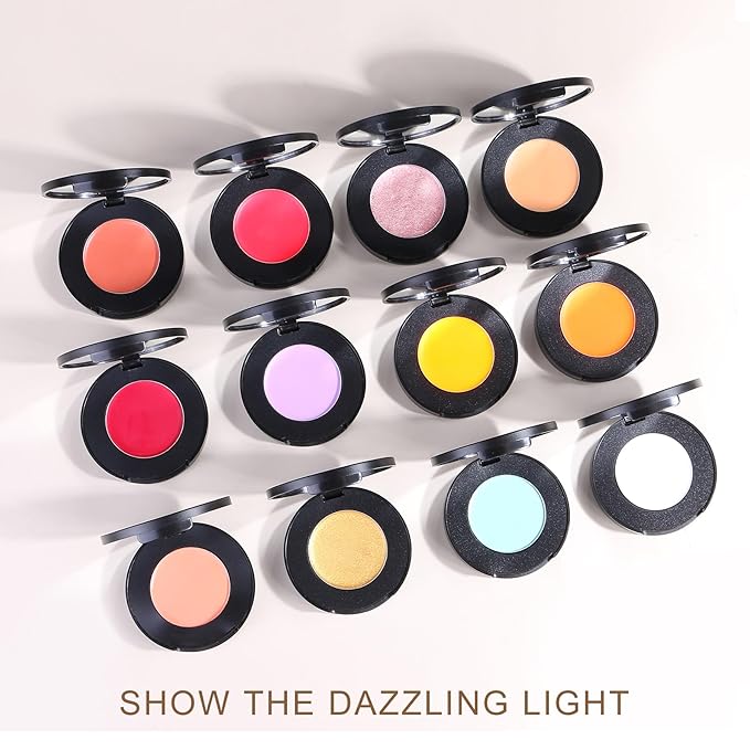 Cream Concealer Corrector Correcting Contour Makeup Set under Eye Concealer Cream Kit for Dark Circles and Blemish 18