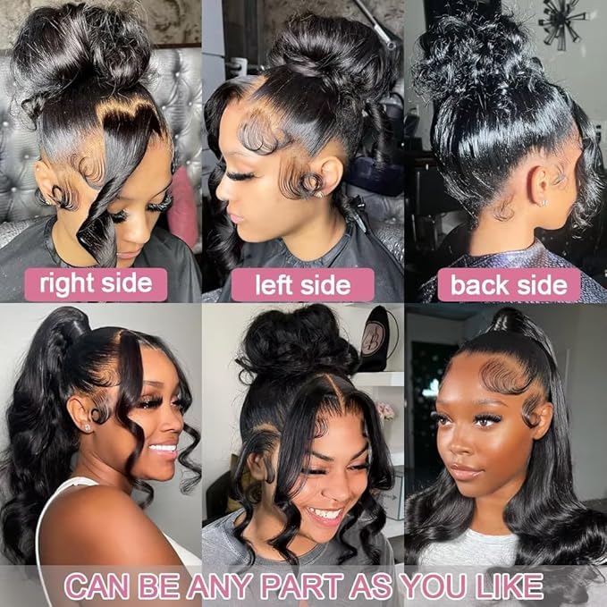Hidden Strap Invisi Strap Straight 360 Glueless Wigs Human Hair Pre Plucked Pre Bleached Brazilian Virgin Wig With Drawstring 250 Density HD Full Lace Front Wigs Human Hair 24 Inch