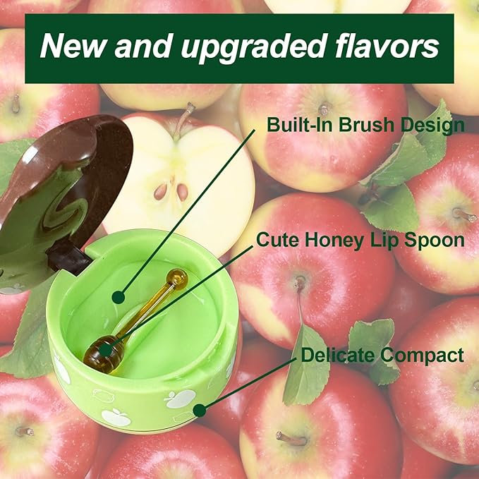 1PCS Bee Lip Balm Honey Pot, Moisturizing Lip Balm Overnight Lip Sleeping Mask Lip Scrubs Exfoliator, Hydrating Prevention Dry and Crack Lips, Lip Repair Nourishes the Lip Skin