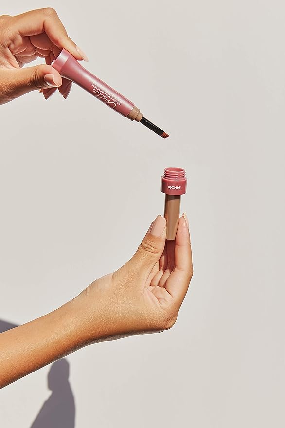 Chella Eyebrow Cream, Luscious Light Brown - Vegan, Cruelty Free, Paraben Free, Gluten Free Eyebrow Pomade Makeup - Long Wearing, Velvet Consistency, Water Resistant