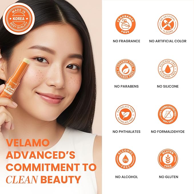 VELAMO ADVANCED Retinol Eye Balm Stick: Under Eye Cream for Dark Circles Puffiness Eye Bags Wrinkles Fine Lines - Korean Skincare Formula with Collagen, Niacinamide, Peptides & Hyaluronic Acid 2 Packs
