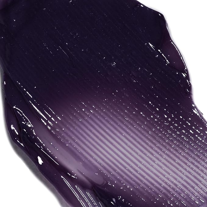 IGK Color Depositing Mask PITCH BLACK - Smoky Gray | Conditioning + Hydrate + Shine | Vegan + Cruelty Free | 6 Oz