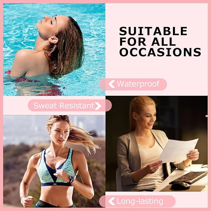 Eyebrow Color Kit with Brow Color & Eyebrow Pencil, 2-in-1 Natural Effects Eyebrow Makeup Set, Easy & Safe to Use 10ml - Black