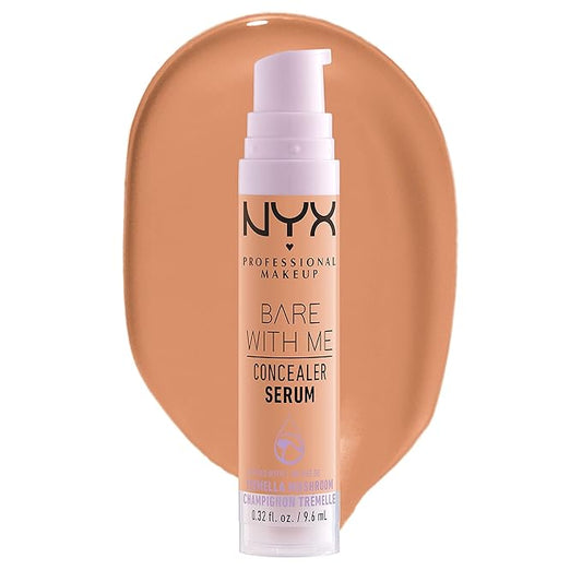 NYX PROFESSIONAL MAKEUP Bare With Me Concealer Serum, Up To 24Hr Hydration - Light Tan
