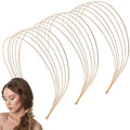 3pcs Multi Layers Metal Headbands, Gold Sparkly Thin Layer HeadBands for Women, Elegant Layered Hair Bands Accessories for Party Wedding Home Outside