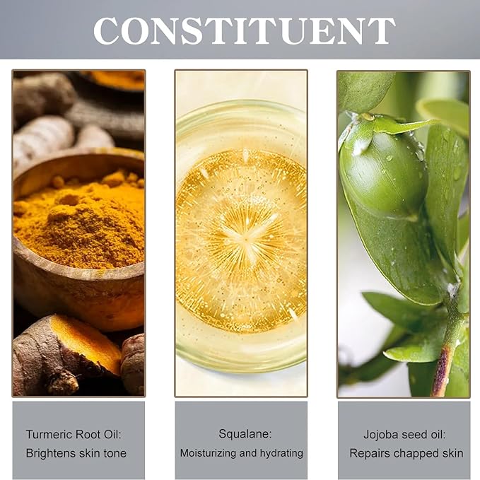 2PCS Natural Plant lip balm Pink Lips Serum Lightening Dark Lips Bleaching Essence Lip Balm Repair Fine Lines Brighten Moisture Exfoliator Lip Care (Orange)